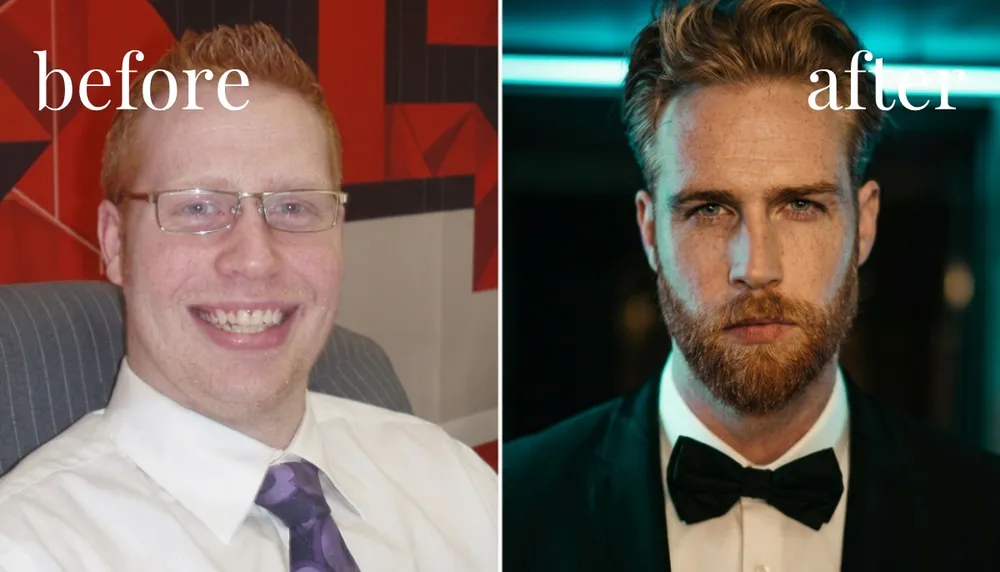 Only Looksmax user before and after